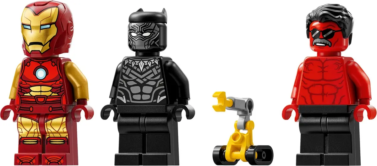 LEGO Marvel Super Heroes 76310 Iron Man Car & Black Panther vs. Red Hulk set, image 7