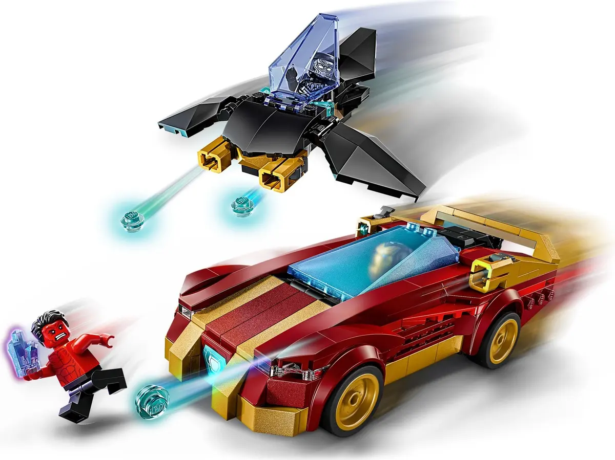 LEGO Marvel Super Heroes 76310 Iron Man Car & Black Panther vs. Red Hulk set, image 8