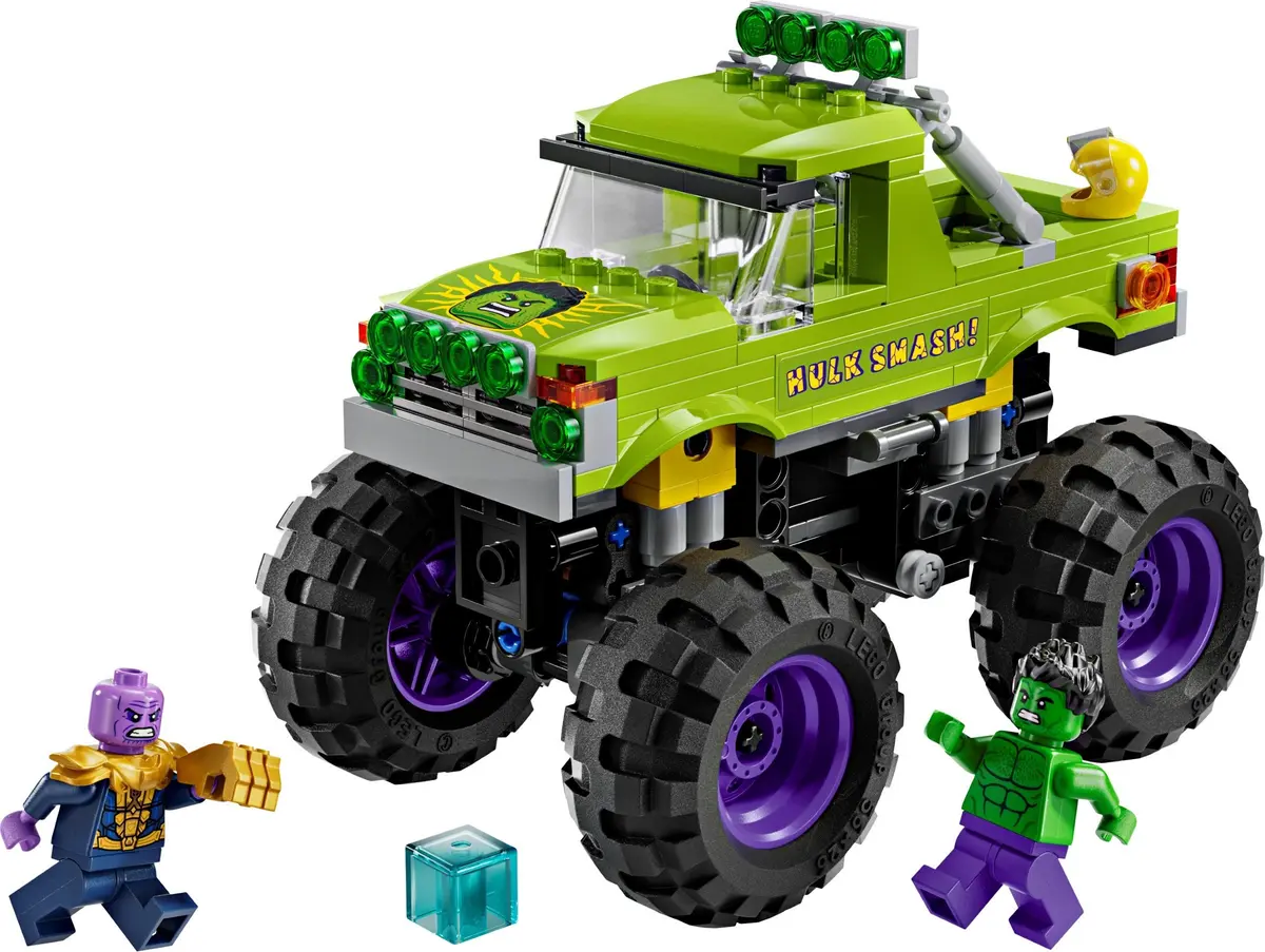 LEGO Marvel Super Heroes 76312 The Hulk Truck vs. Thanos set