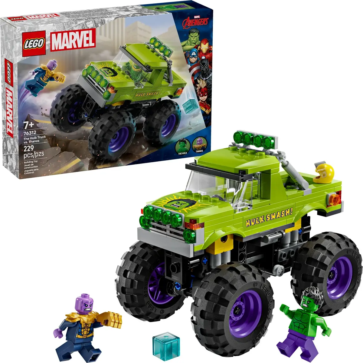 LEGO Marvel Super Heroes 76312 The Hulk Truck vs. Thanos set, image 3