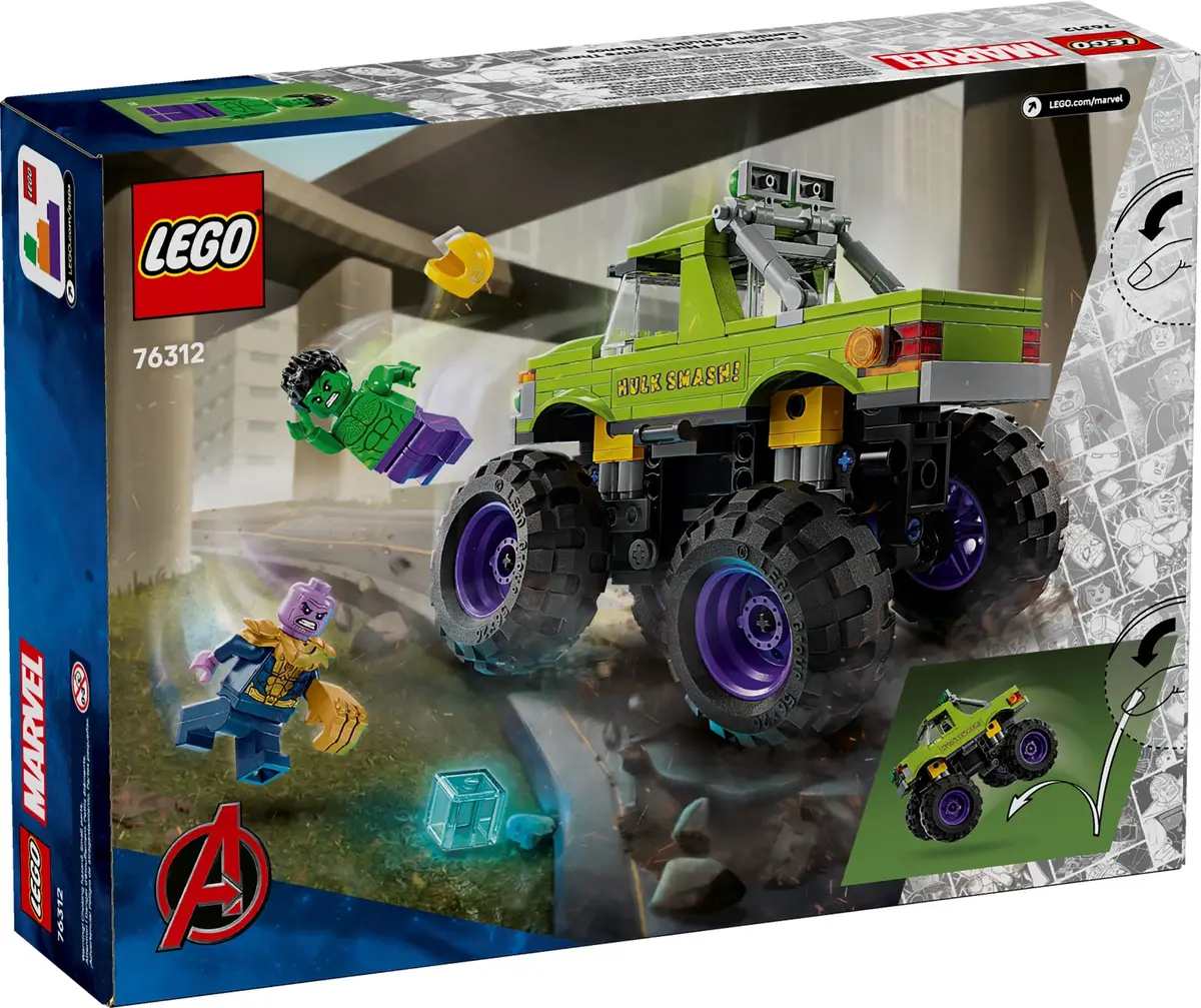 LEGO Marvel Super Heroes 76312 The Hulk Truck vs. Thanos set, image 2