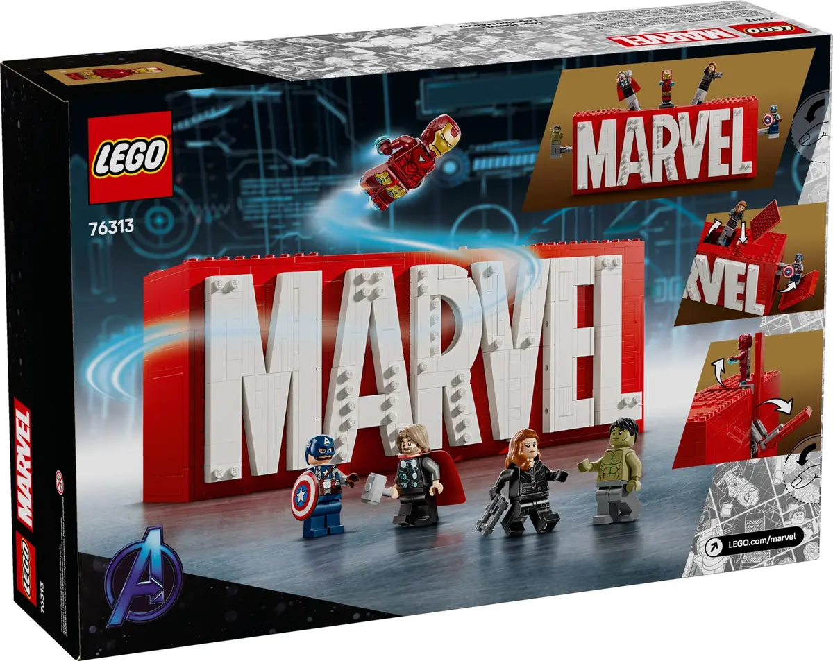 LEGO Marvel Super Heroes 76313 MARVEL Logo set, image 2