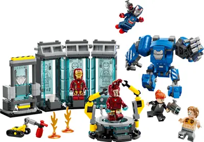 LEGO Marvel Super Heroes 76315 Iron Man's Laboratory: Hall of Armor set