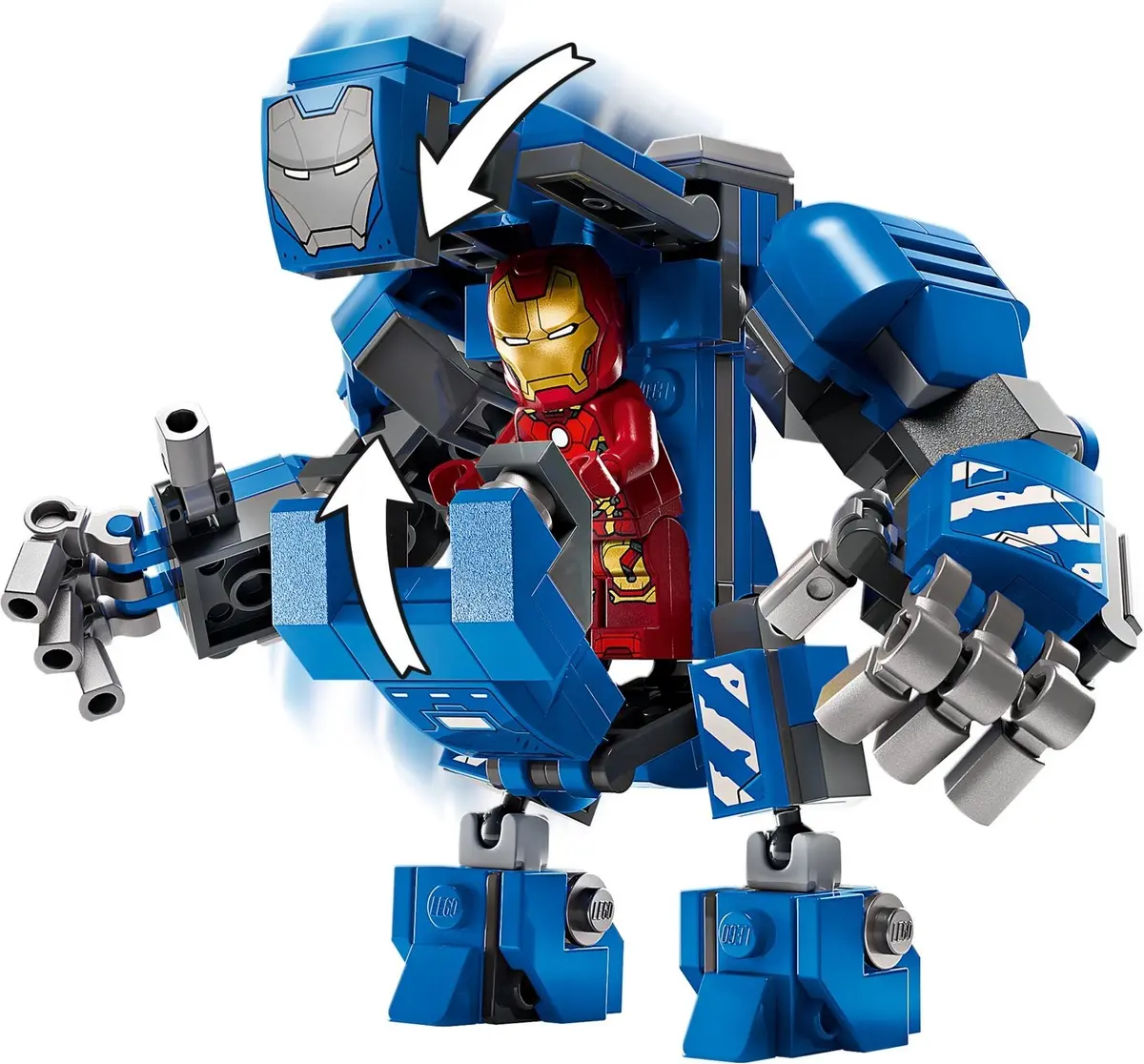 LEGO Marvel Super Heroes 76315 Iron Man's Laboratory: Hall of Armor set, image 10