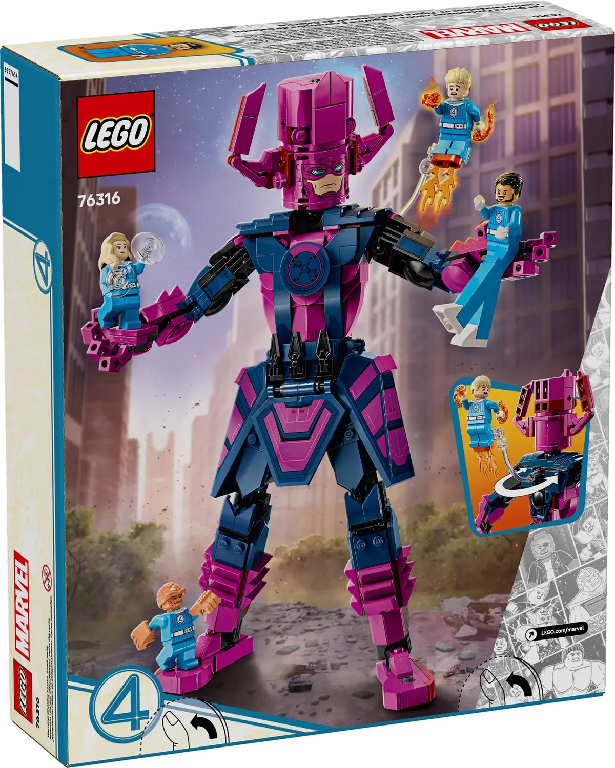 LEGO Marvel Super Heroes 76316 Fantastic Four vs. Galactus Construction Figure set, image 2