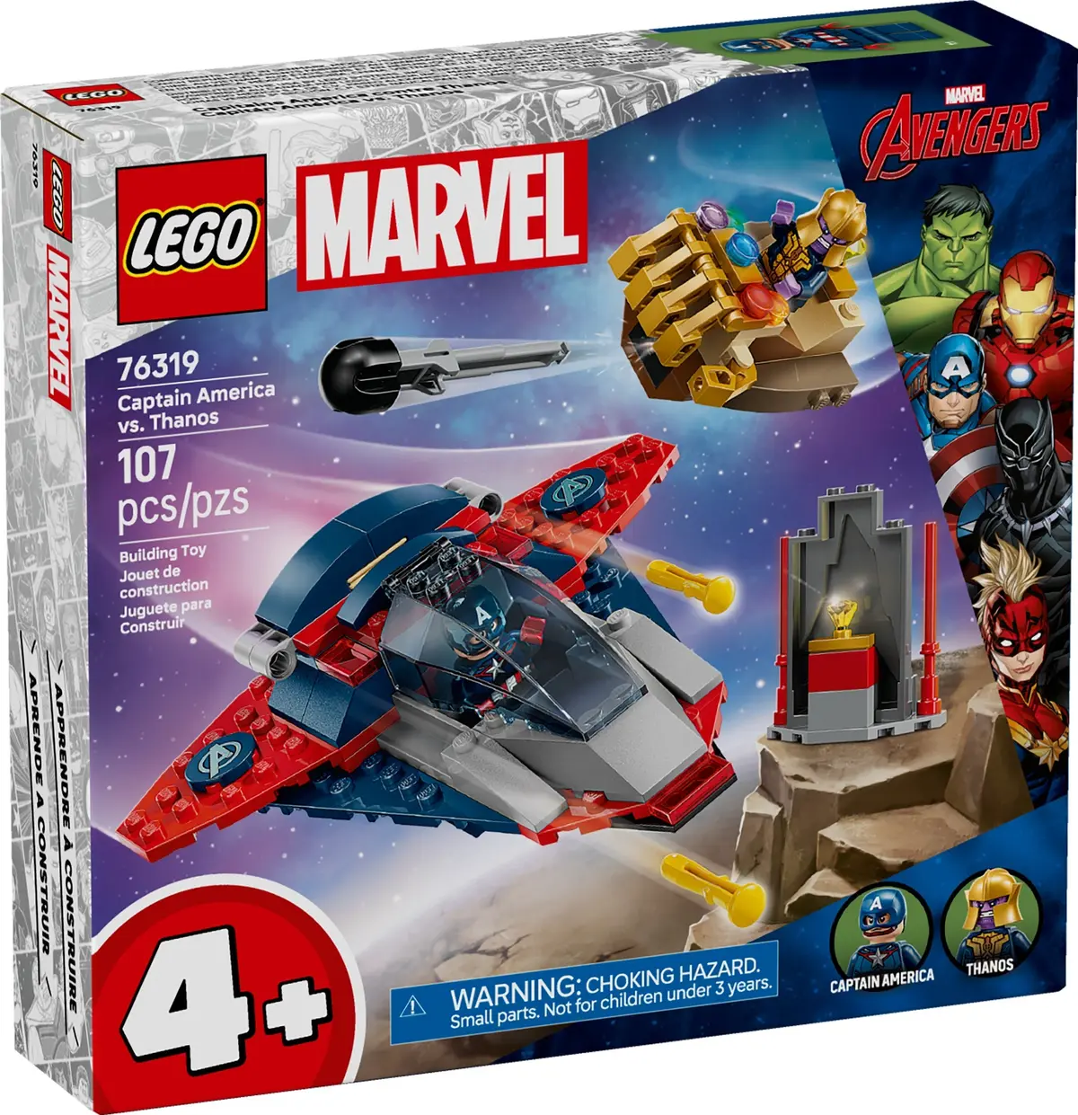 LEGO Marvel Super Heroes 76319 Captain America vs. Thanos set, image 2