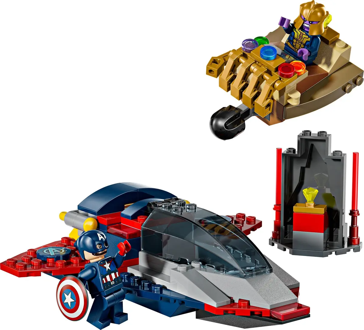LEGO Marvel Super Heroes 76319 Captain America vs. Thanos set
