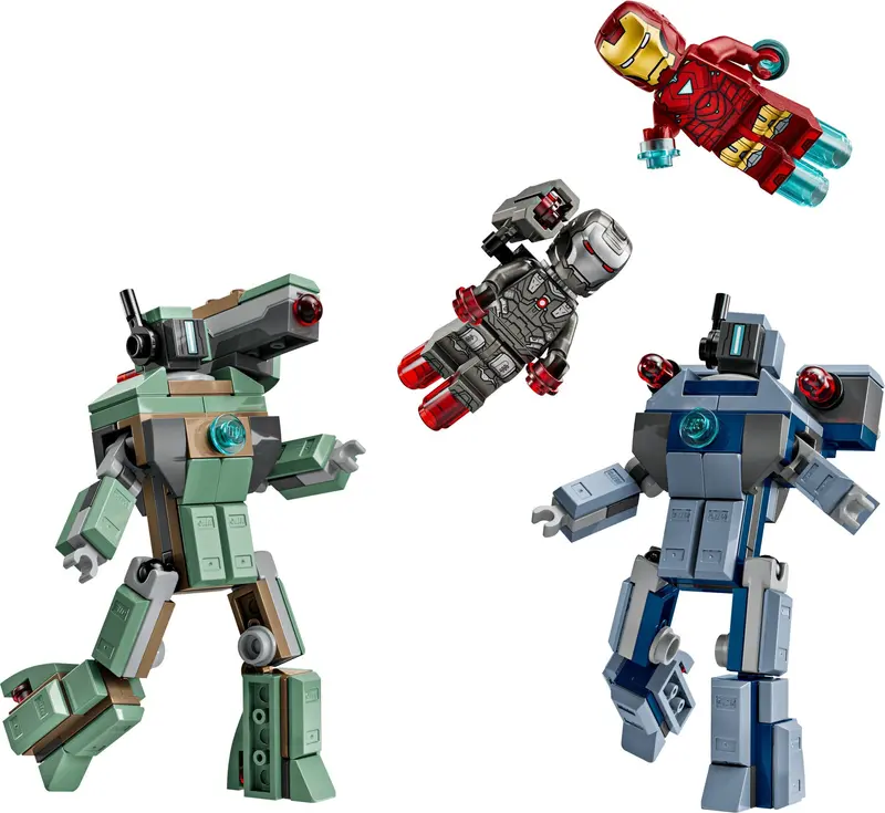 LEGO Marvel Super Heroes 76320 Iron Man & War Machine vs. Hammer Drones set