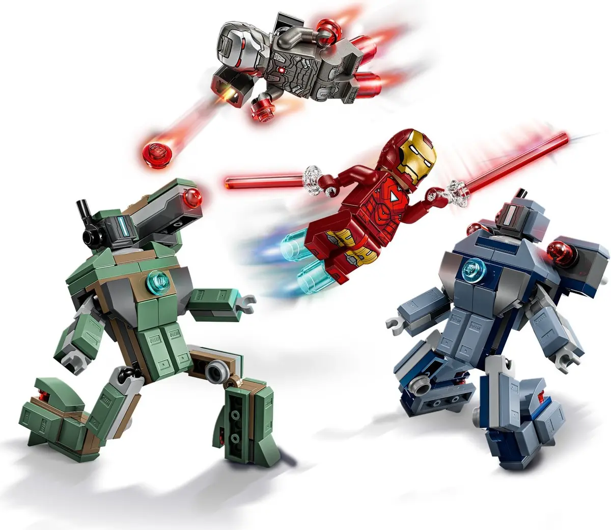 LEGO Marvel Super Heroes 76320 Iron Man & War Machine vs. Hammer Drones set, image 9