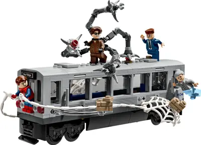 LEGO Marvel Super Heroes 76321 Spider-Man vs. Doc Ock Subway Train Scene set