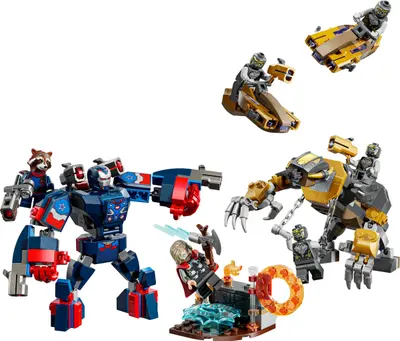 LEGO Marvel Super Heroes 76322 Avengers: Endgame Thor vs. Chitauri set