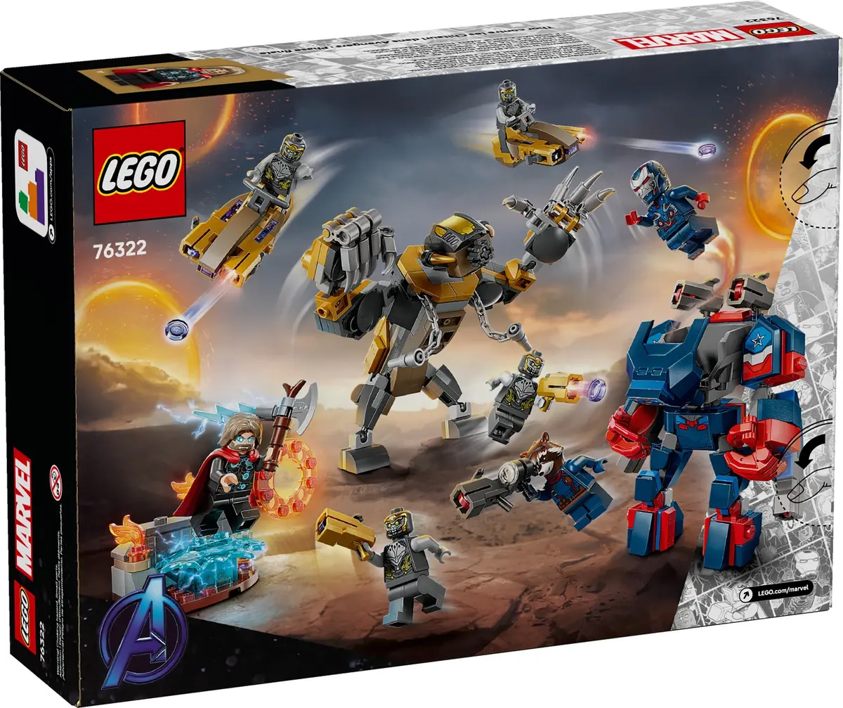 LEGO Marvel Super Heroes 76322 Avengers: Endgame Thor vs. Chitauri set, image 2