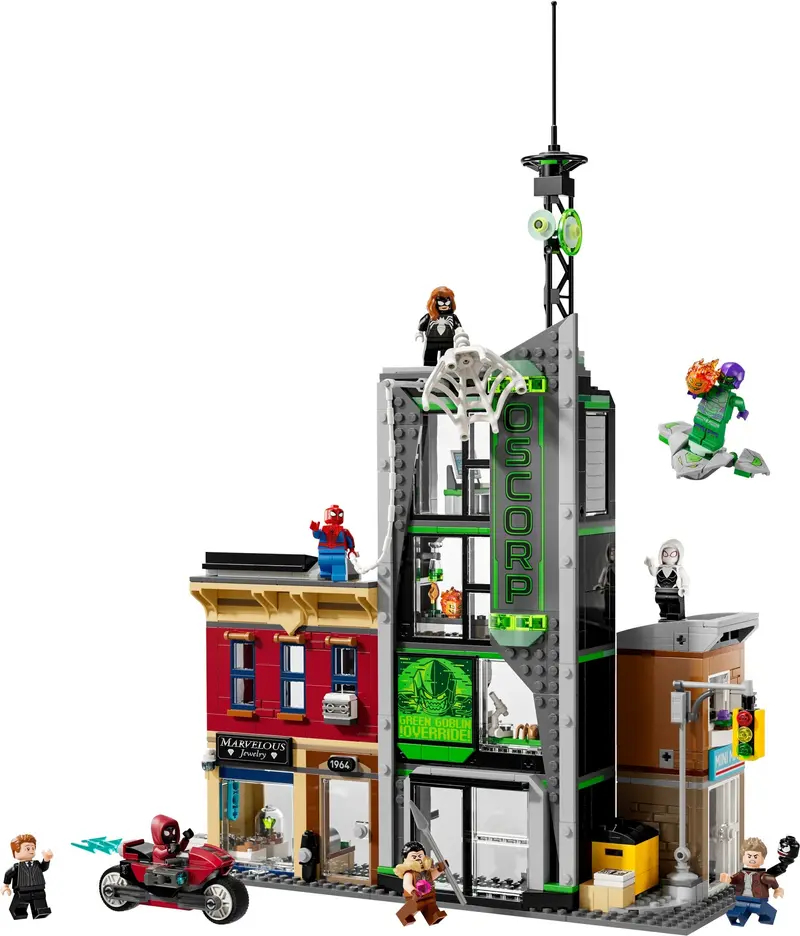 LEGO Marvel Super Heroes 76324 Spider-Man vs. Oscorp set