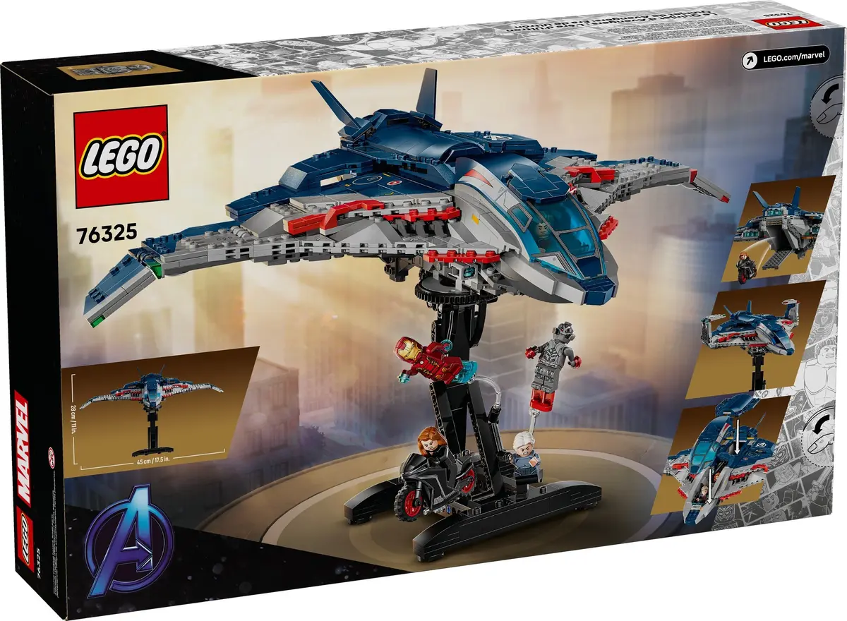 LEGO Marvel Super Heroes 76325 Avengers: Age of Ultron Quinjet set, image 2