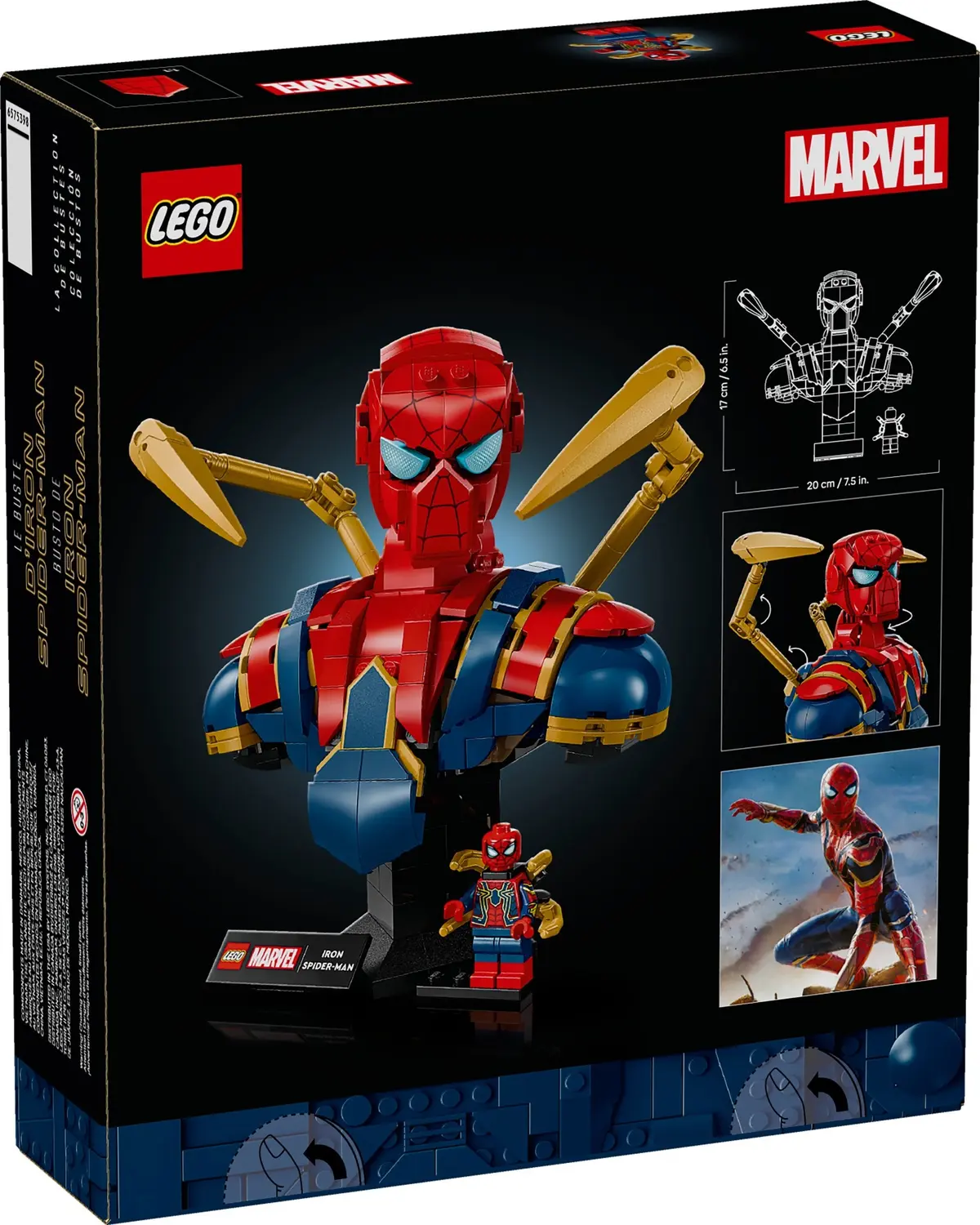 LEGO Marvel Super Heroes 76326 Iron Spider-Man Bust set, image 4