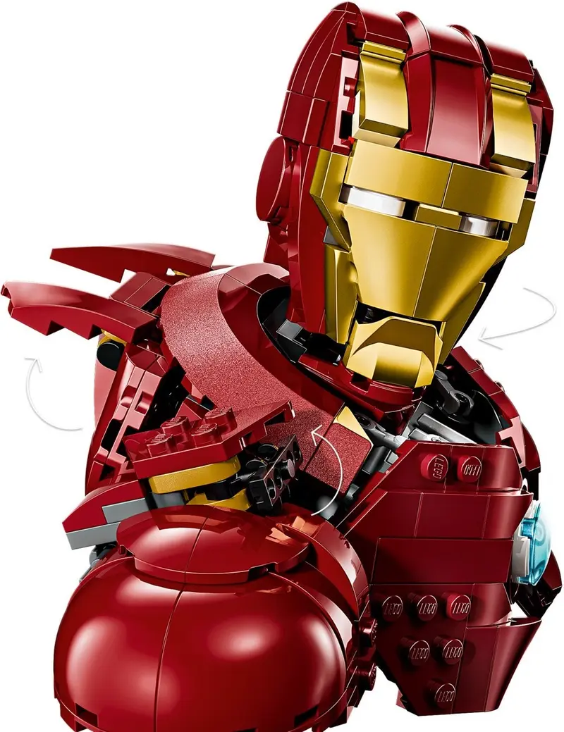 LEGO Marvel Super Heroes 76327 Iron Man MK4 Bust set, image 10