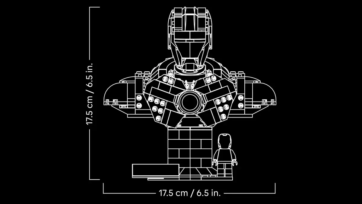 LEGO Marvel Super Heroes 76327 Iron Man MK4 Bust set, image 11