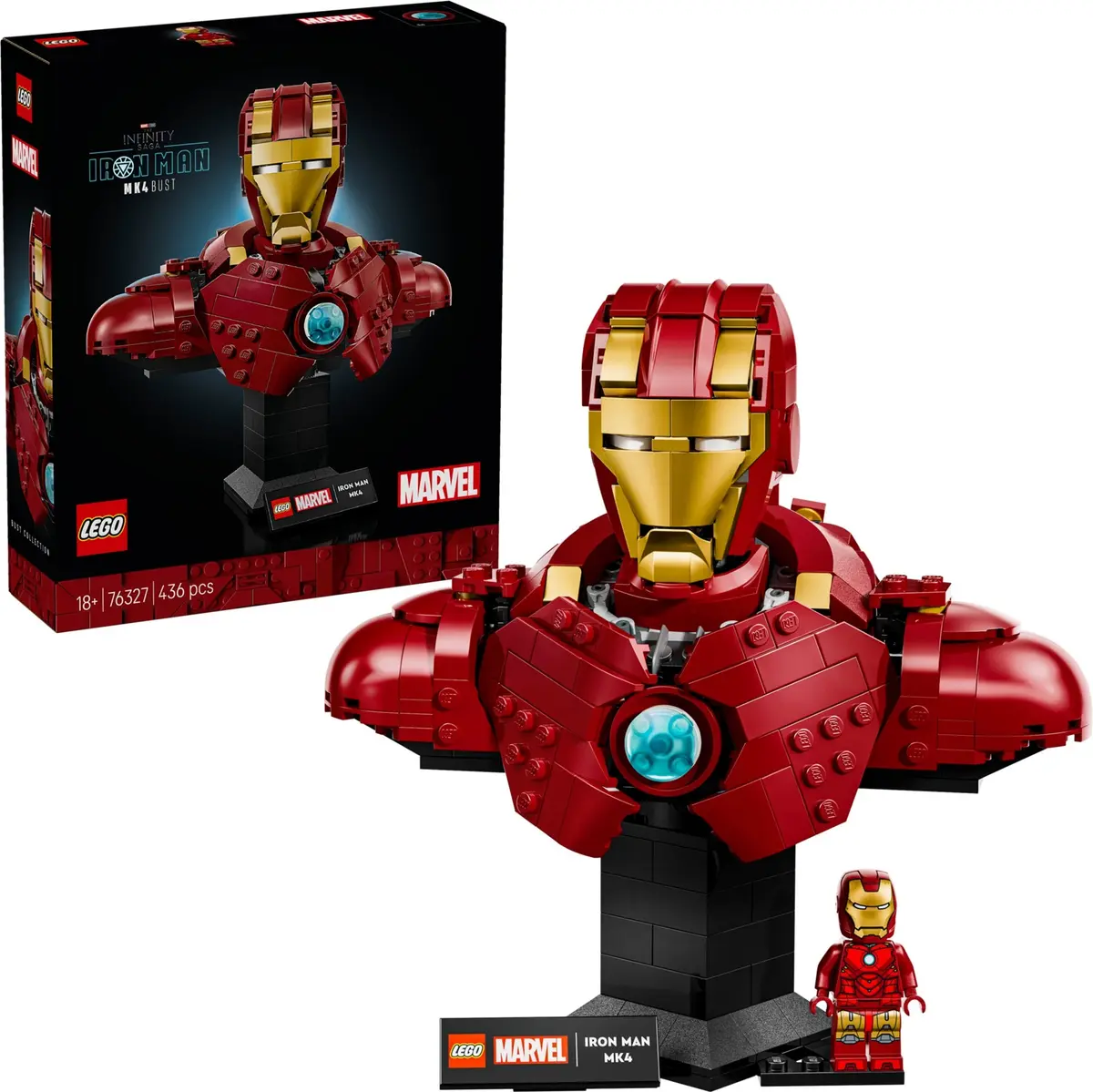 LEGO Marvel Super Heroes 76327 Iron Man MK4 Bust set, image 3