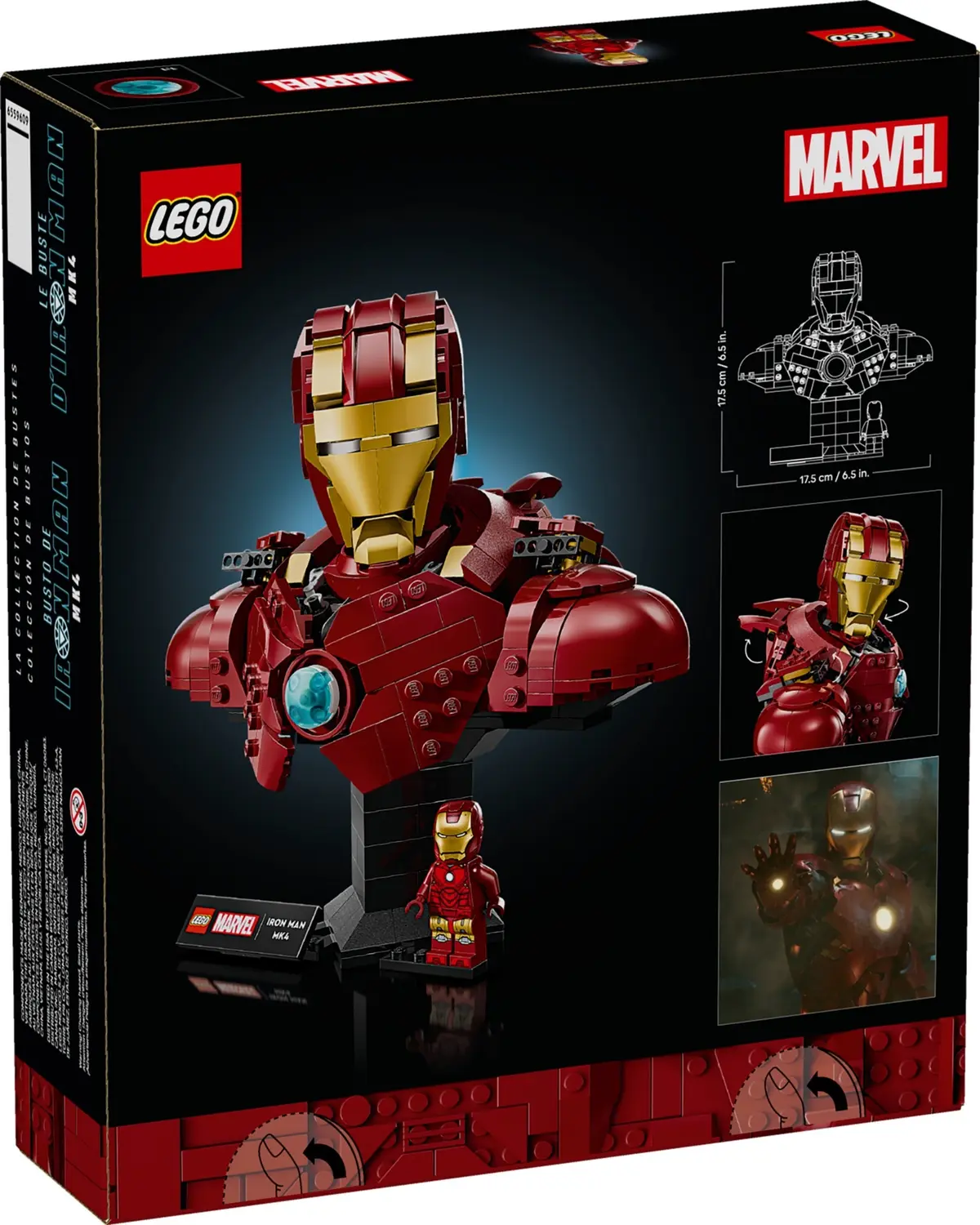 LEGO Marvel Super Heroes 76327 Iron Man MK4 Bust set, image 2