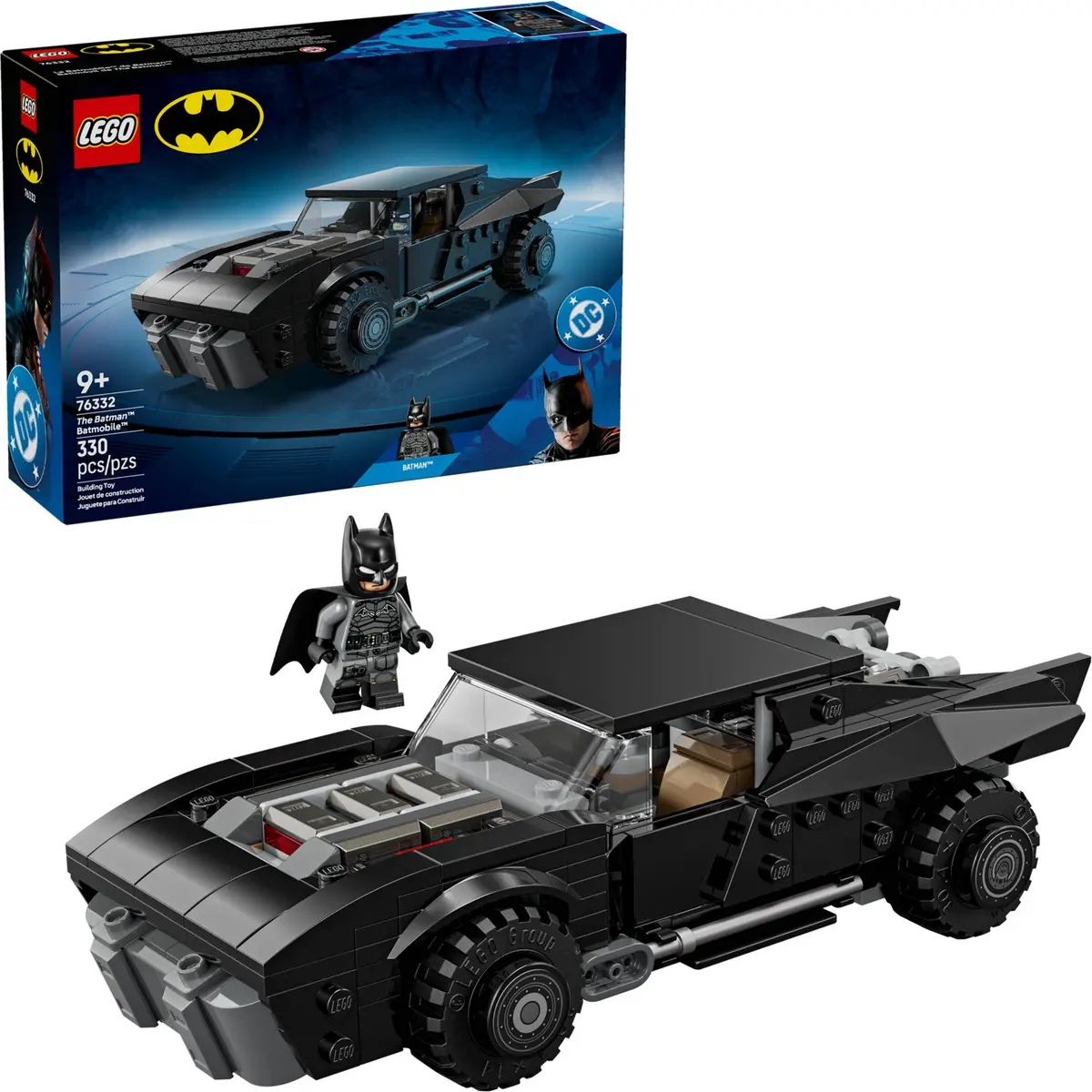 LEGO DC Comics Super Heroes 76332 The Batman Batmobile set, image 4