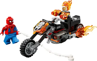 LEGO Marvel Super Heroes 76335 Spider-Man vs. Ghost Rider Motorcycle set