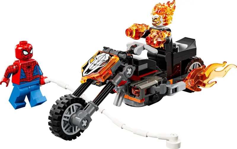 LEGO Marvel Super Heroes 76335 Spider-Man vs. Ghost Rider Motorcycle set