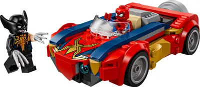 LEGO Marvel Super Heroes 76336 Spider-Man Car vs. Venomized Wolverine set