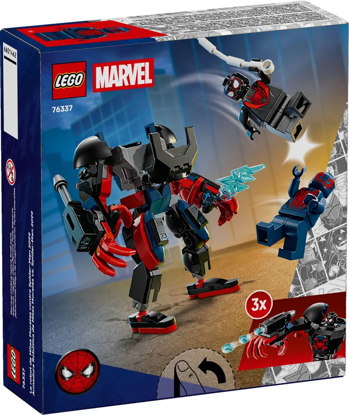 LEGO Marvel Super Heroes 76337 Miles Morales Mech vs. Spider-Man 2099 set, image 2
