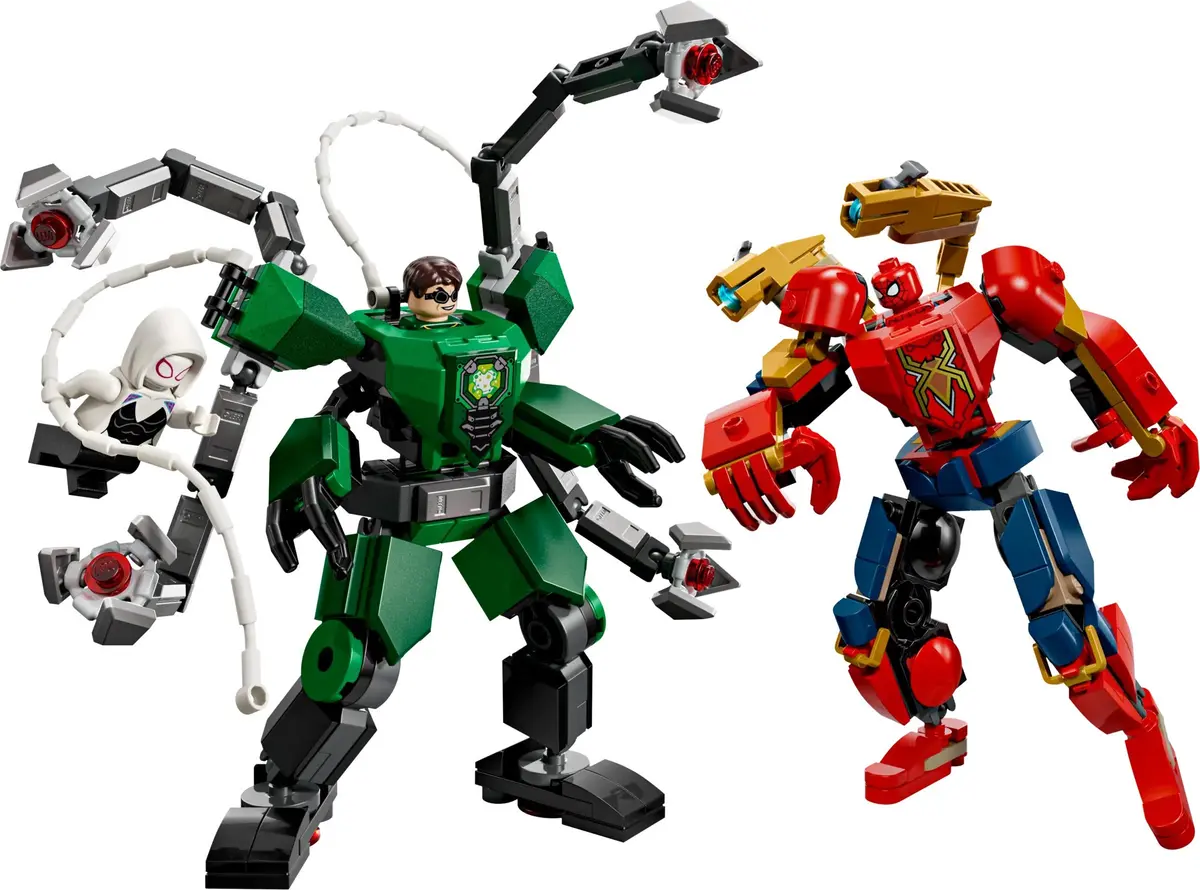 LEGO Marvel Super Heroes 76338 Mech Battle: Spider-Man vs. Doc Ock set