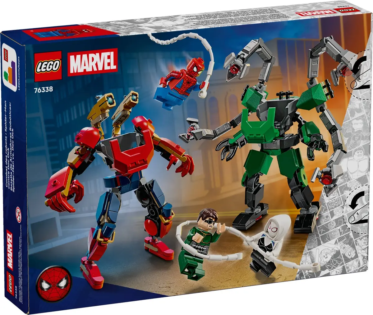 LEGO Marvel Super Heroes 76338 Mech Battle: Spider-Man vs. Doc Ock set, image 2