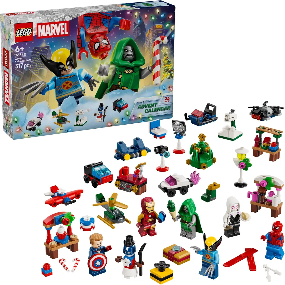 LEGO Marvel Super Heroes 76340 LEGO Marvel Advent Calendar 2026 set, image 3