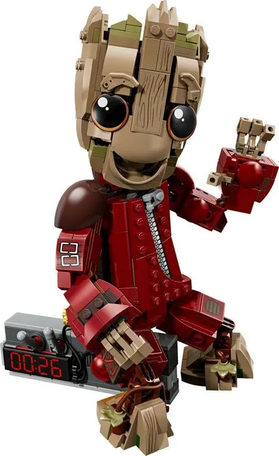 LEGO Marvel Super Heroes 76341 Ravager Jumpsuit Groot set