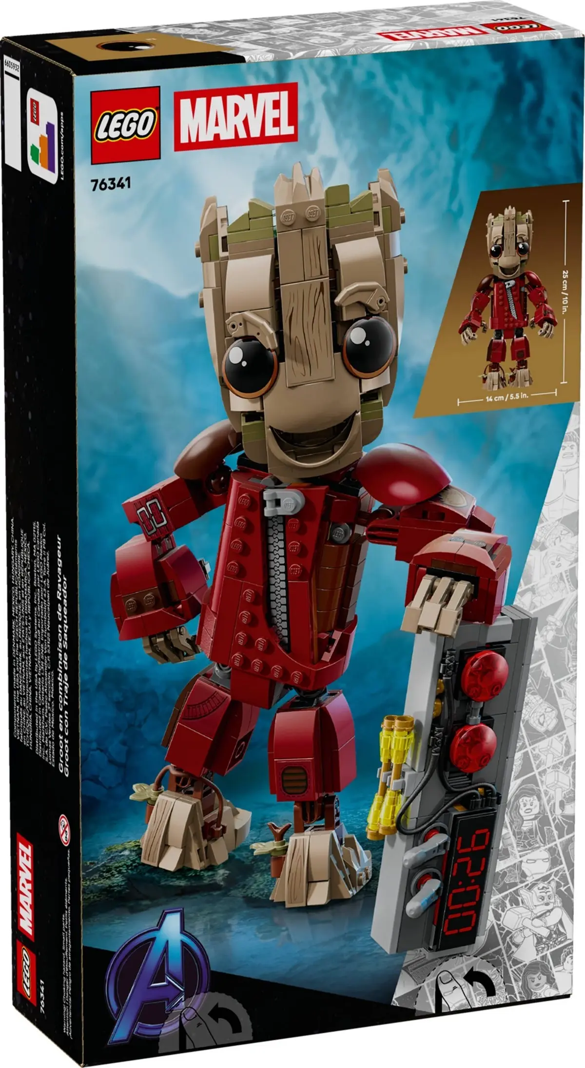 LEGO Marvel Super Heroes 76341 Ravager Jumpsuit Groot set, image 2