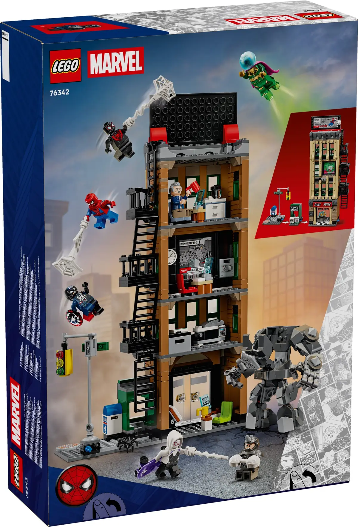LEGO Marvel Super Heroes 76342 Spider-Man vs. Mysterio: The Daily Bugle set, image 11