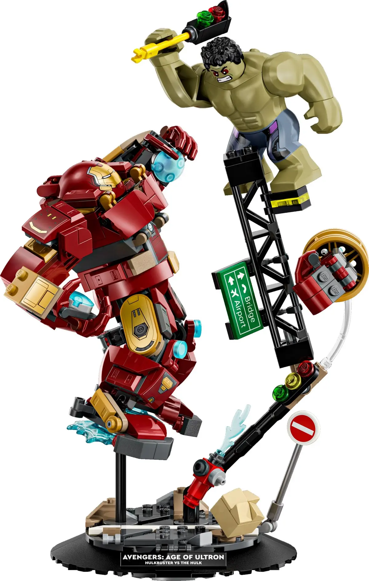 LEGO Marvel Super Heroes 76343 Epic Battle: Hulkbuster vs. The Hulk set, image 9
