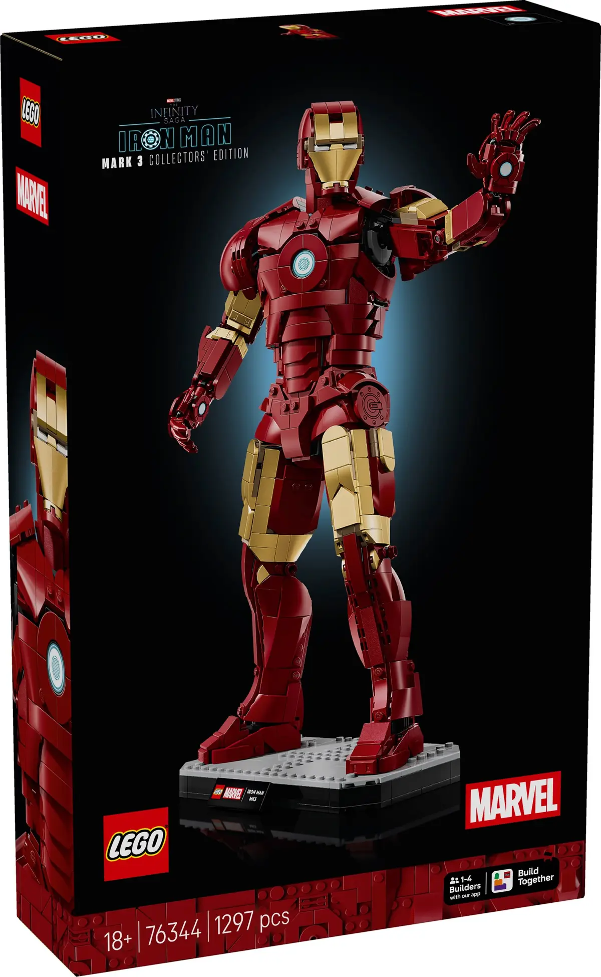 LEGO Marvel Super Heroes 76344 Iron Man Mark 3 Collectors' Edition set, image 2