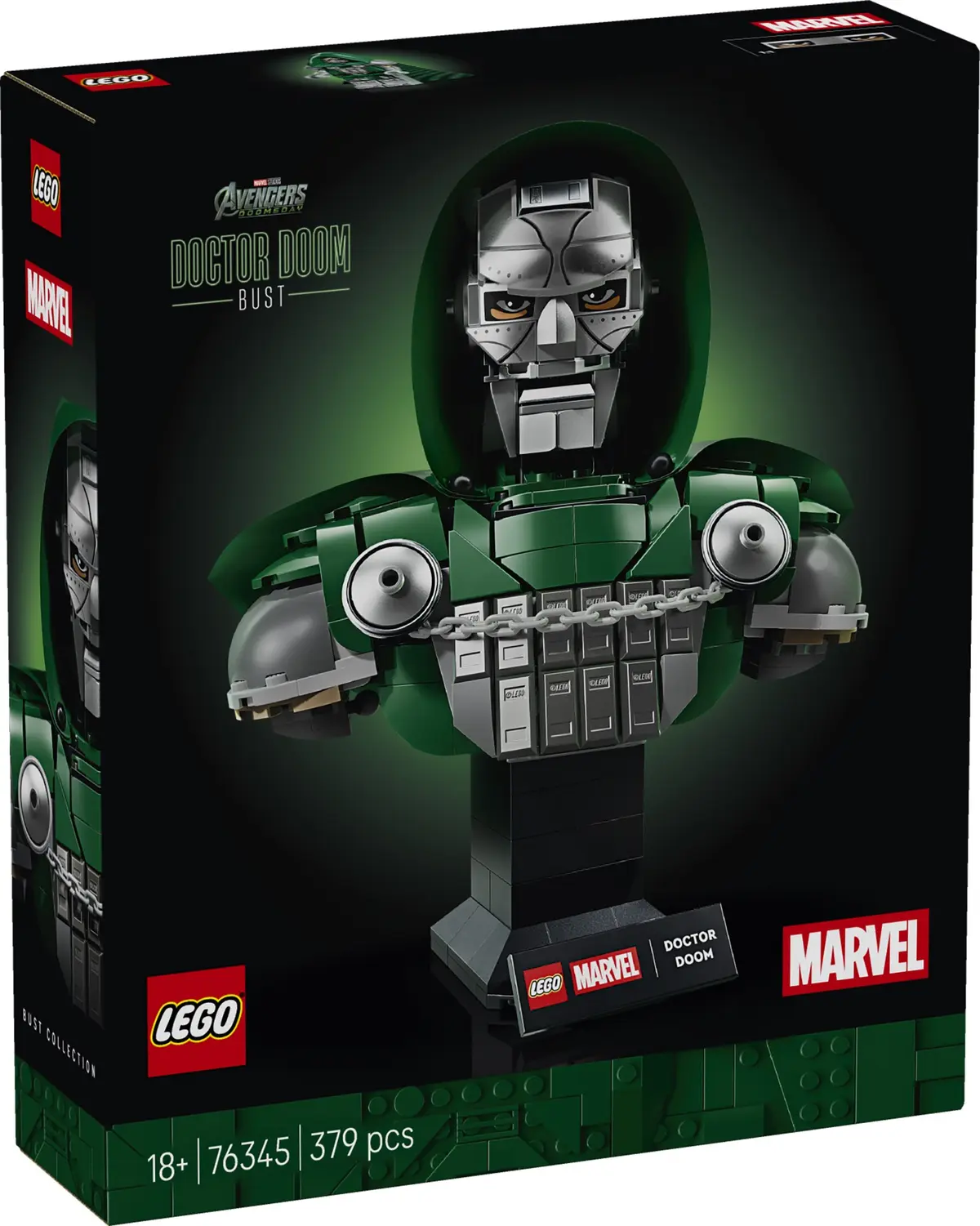 LEGO Marvel Super Heroes 76345 Doctor Doom Bust set, image 2
