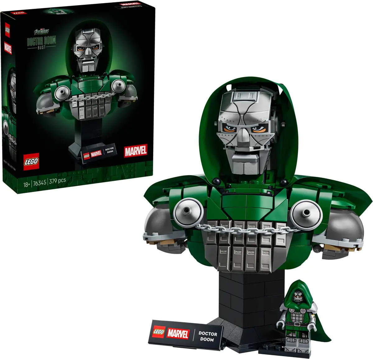 LEGO Marvel Super Heroes 76345 Doctor Doom Bust set, image 4