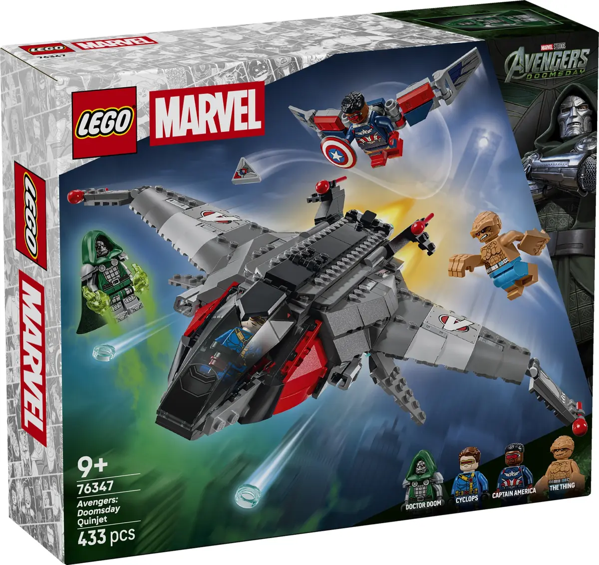 LEGO Marvel Super Heroes 76347 Avengers: Doomsday Quinjet set, image 2