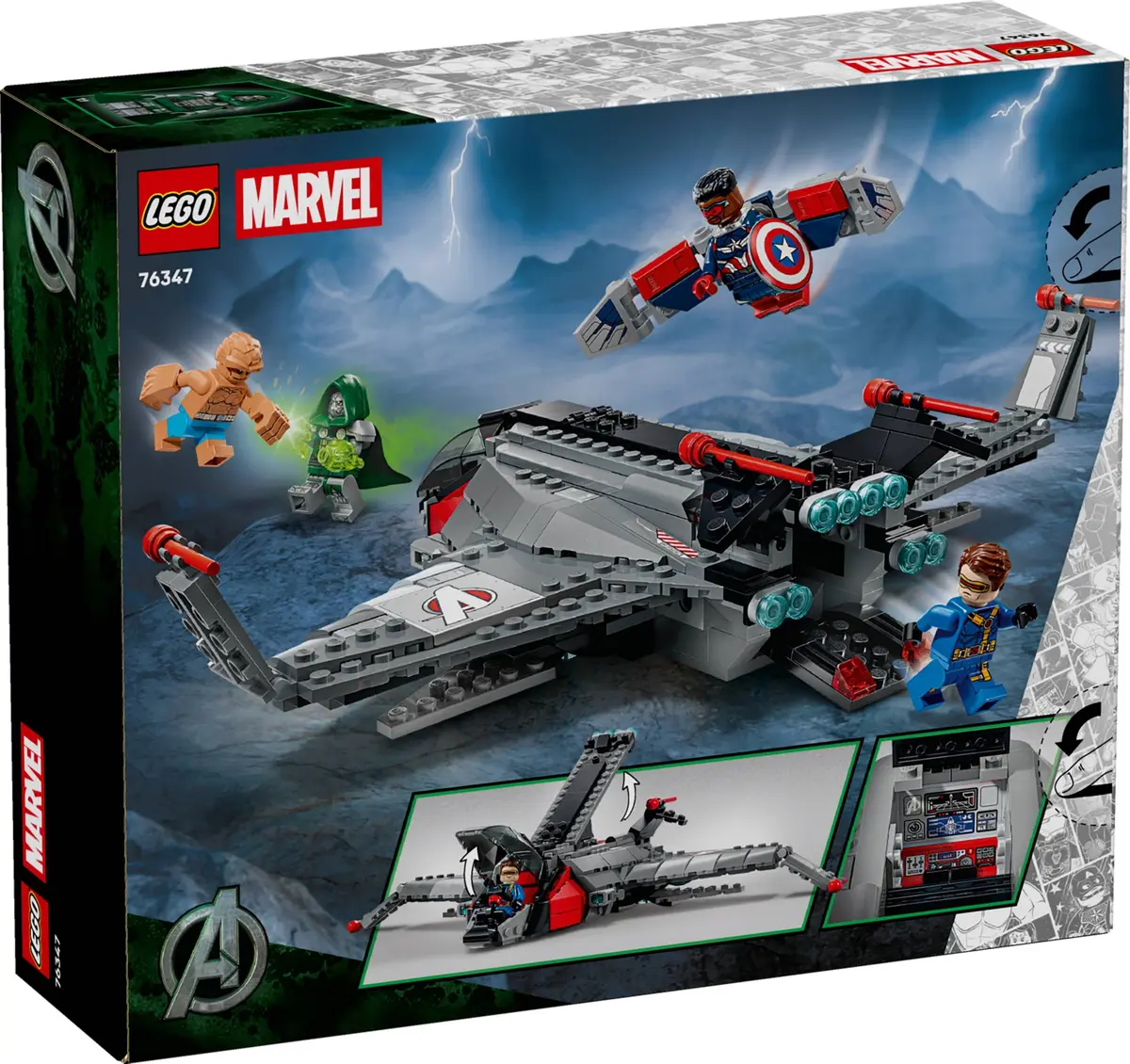 LEGO Marvel Super Heroes 76347 Avengers: Doomsday Quinjet set, image 3