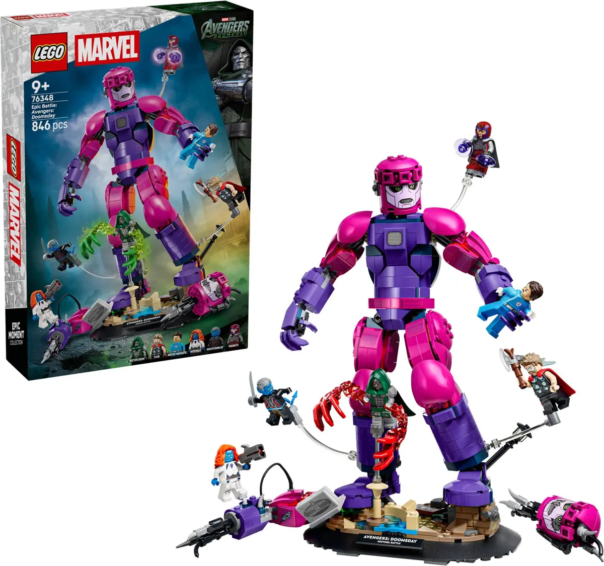 LEGO Marvel Super Heroes 76348 Epic Battle: Avengers: Doomsday set, image 4