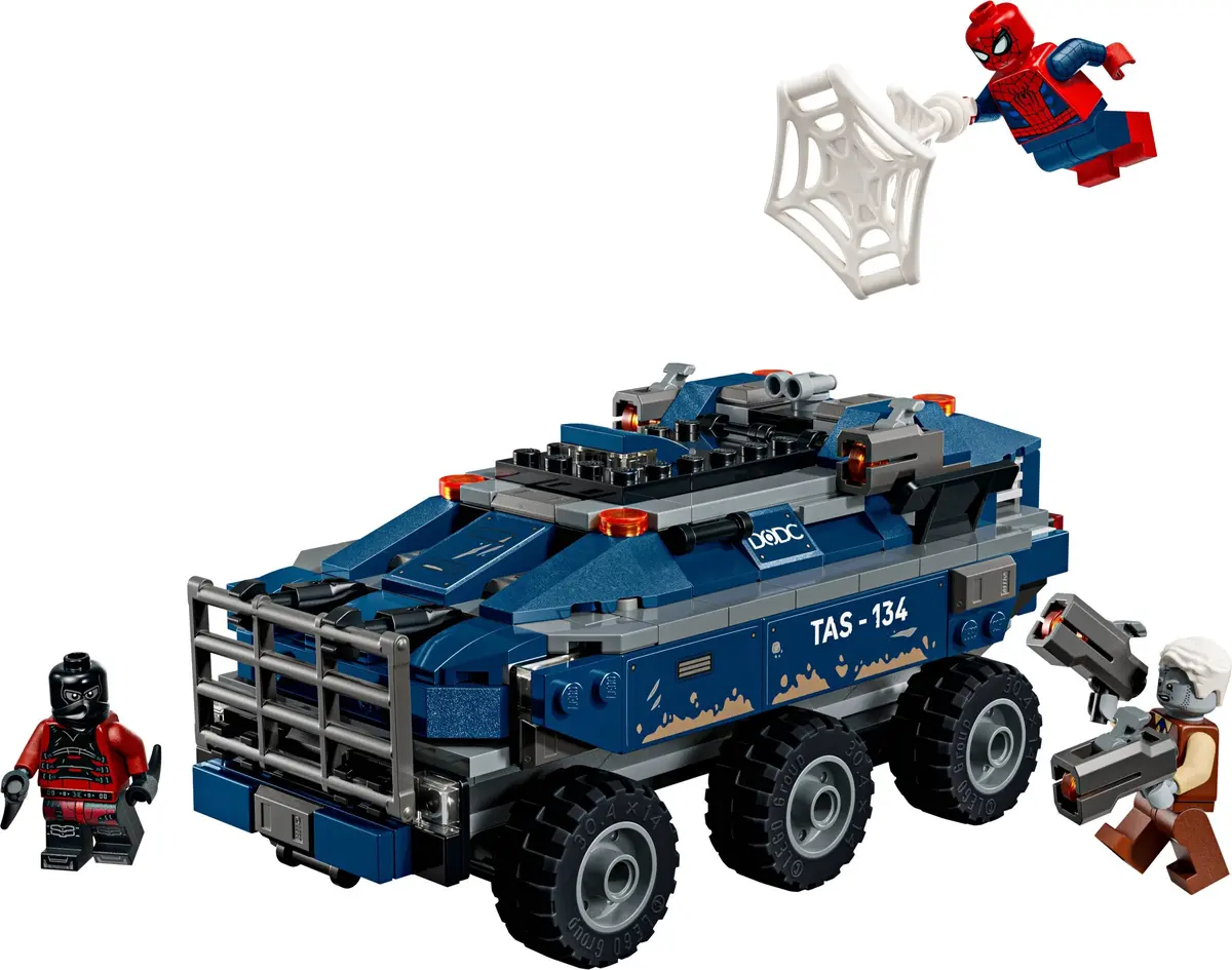 LEGO Marvel Super Heroes 76349 Spider-Man Prison Transport Chase set