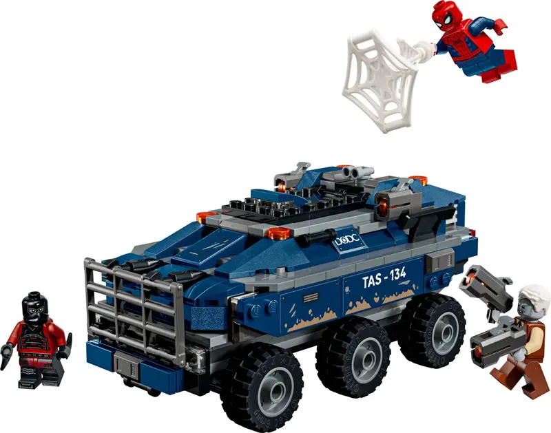 LEGO Marvel Super Heroes 76349 Spider-Man Prison Transport Chase set
