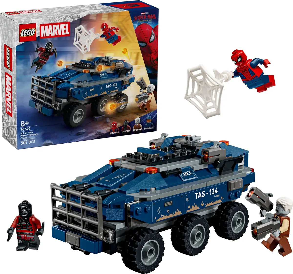 LEGO Marvel Super Heroes 76349 Spider-Man Prison Transport Chase set, image 3