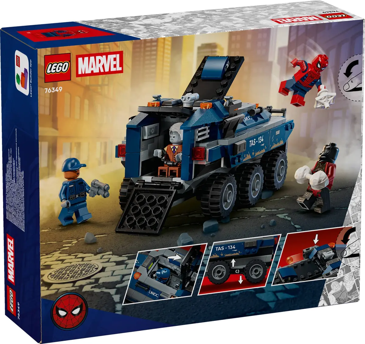 LEGO Marvel Super Heroes 76349 Spider-Man Prison Transport Chase set, image 2