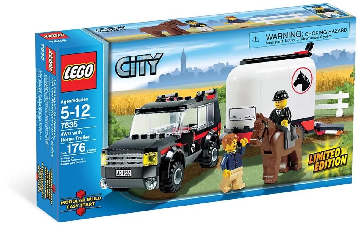 LEGO City 7635 4WD with Horse Trailer set, image 8