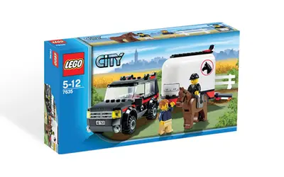 LEGO City 7635 4WD with Horse Trailer set, image 4