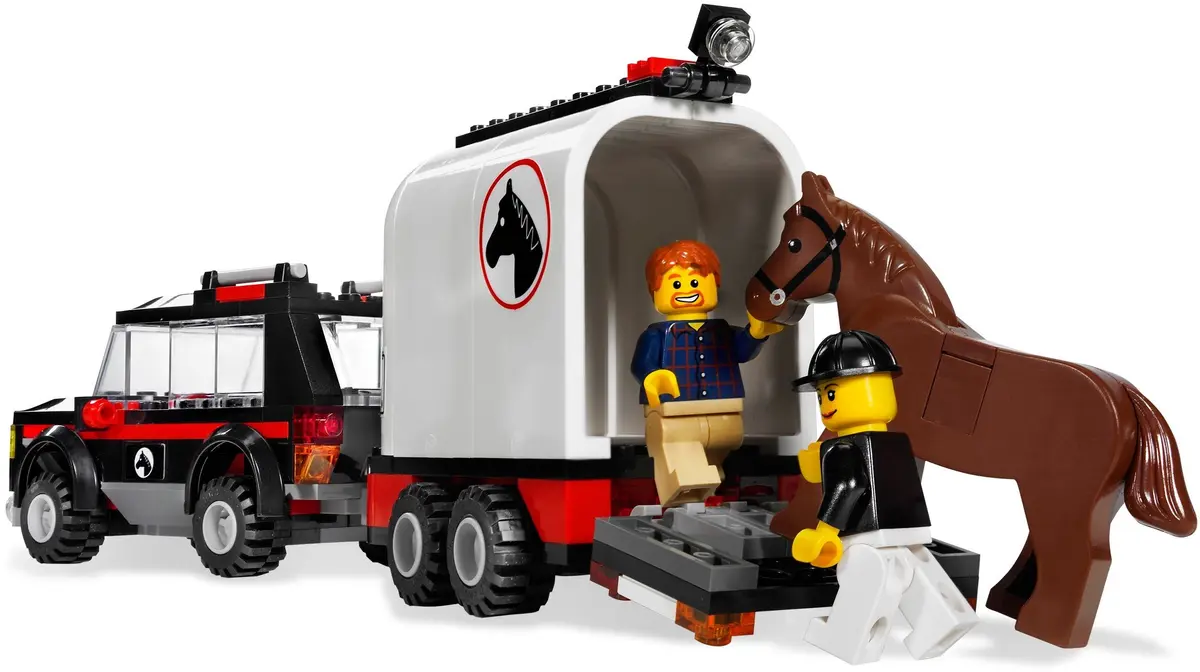 LEGO City 7635 4WD with Horse Trailer set, image 10