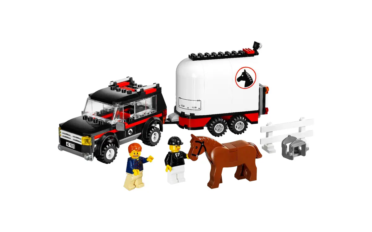 LEGO City 7635 4WD with Horse Trailer set, image 3
