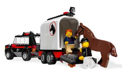 LEGO City 7635 4WD with Horse Trailer set, image 6